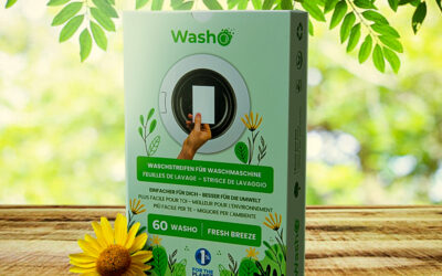 Kooperation mit Washo: Waschstreifen und Spültabs ohne Mikroplastik