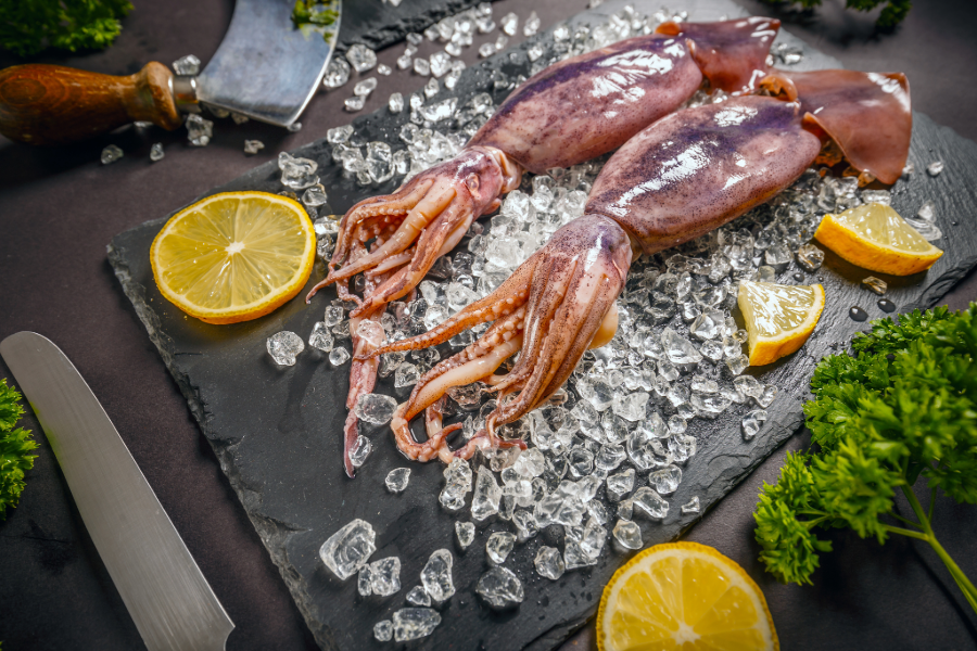 Tintenfisch auf Schweizer Tellern